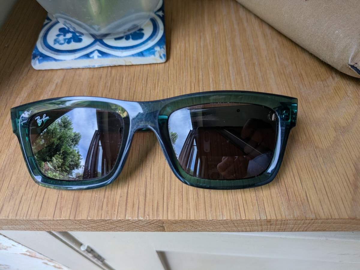 Ray-Ban Sunglasses RB4396 Warren 6681/3 Transparent Green