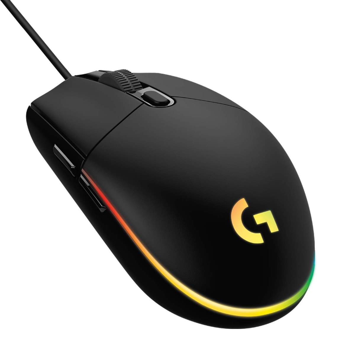 Logitech G203 Lightsync Gaming Mouse with Customizable RGB Lighting, 6 Progra...