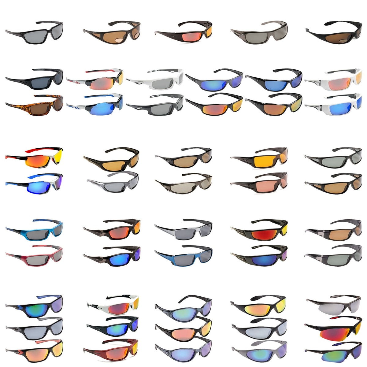 Eyelevel Mens Polarized Sports Sunglasses UV400 UVA UVB Anti-Glare Strong Lens