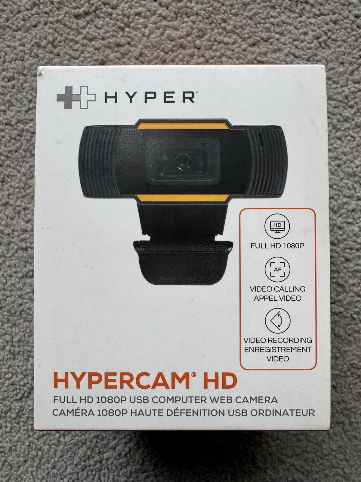 USB Webcam Full HD 1080p w/ Mic & Auto Focus –Streaming Camera for PC Mac Laptop