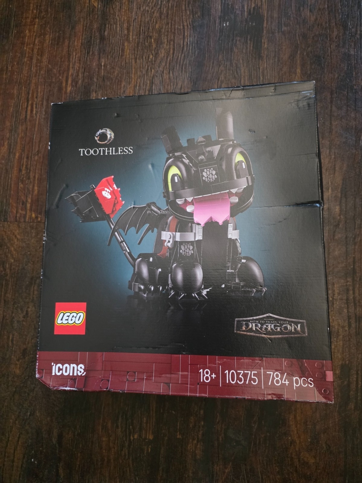 Lego Icons How To Train Your Dragon: Toothless Set 10375 - Brand New & Sealed