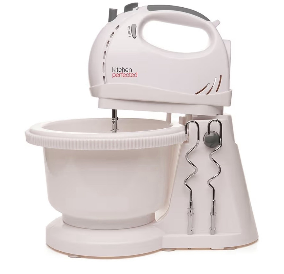 Kitchen Perfected Electric Stand Mixer with Bowl, 2L, 300W, Tilting Stand