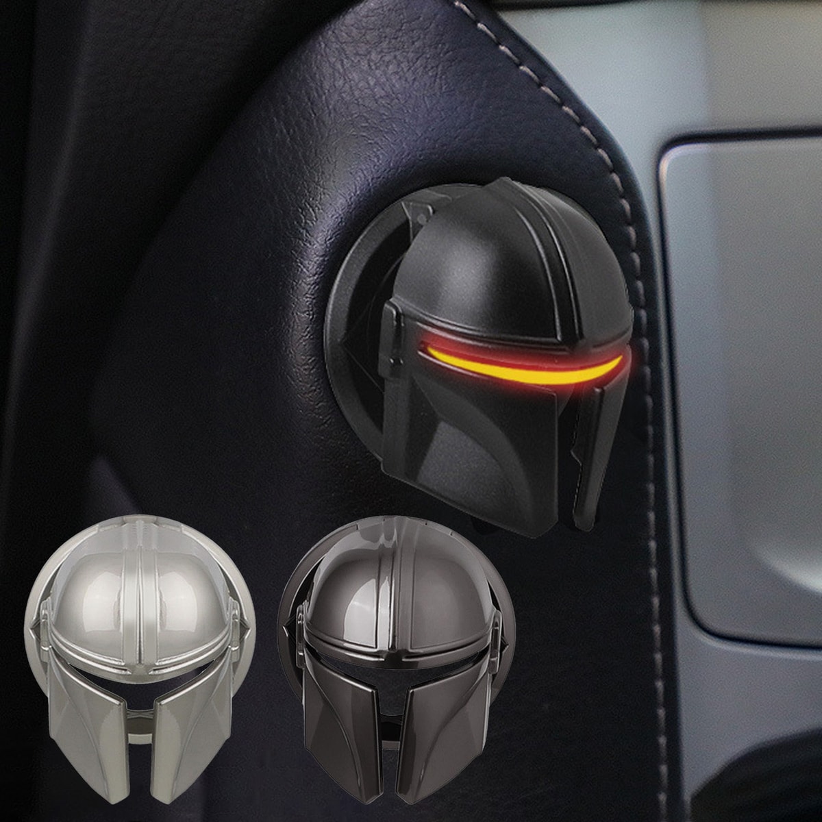 Universal Car Engine Start Stop Push Button Switch Trim Cover Car Accessories