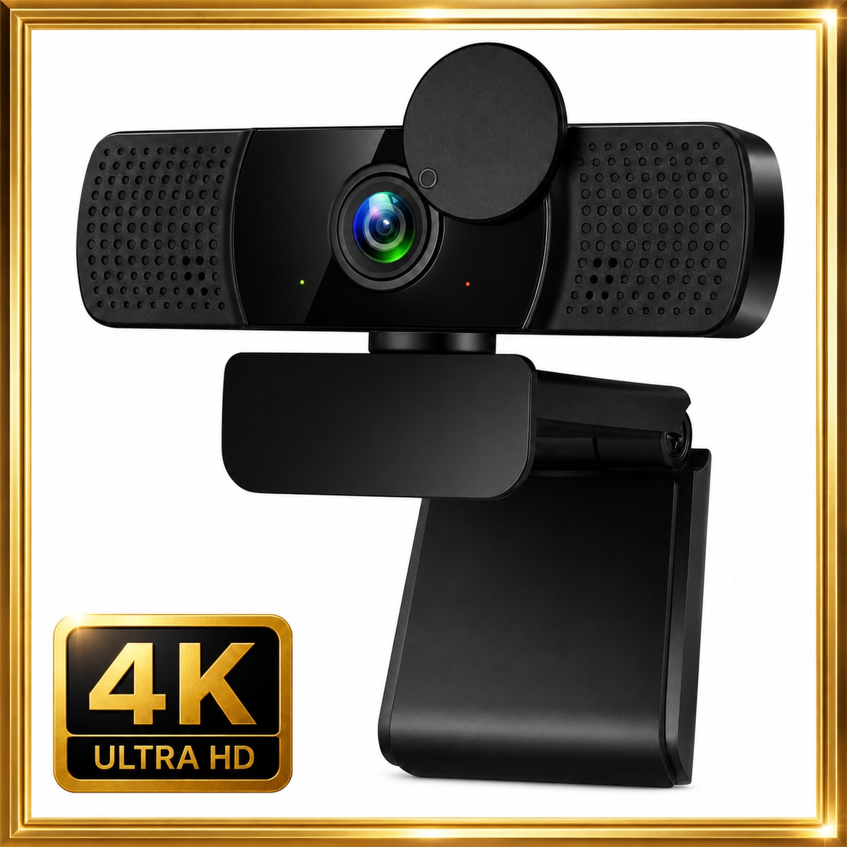 4K HD Webcam Camera Auto Focus PC Camera Mic for Video Calling Office Meeting