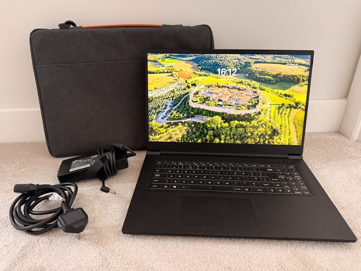 PC Specialist Gaming Laptop - 32GB, RTX-3060, i7-11800H, 165Hz QHD, 17.3", 1TB