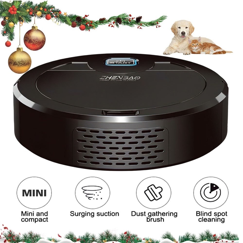 Smart Robot Vacuum Cleaner Automatic Sweeper Floor Carpet Clean Rechargeable UK