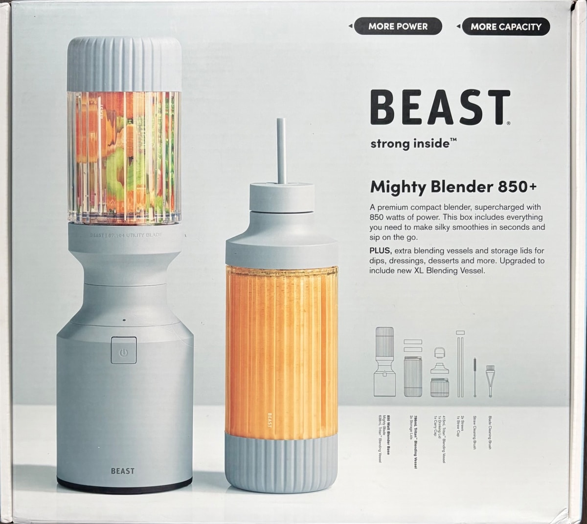 Beast Mighty Blender 850+ Juice Maker Brand New Free Postage