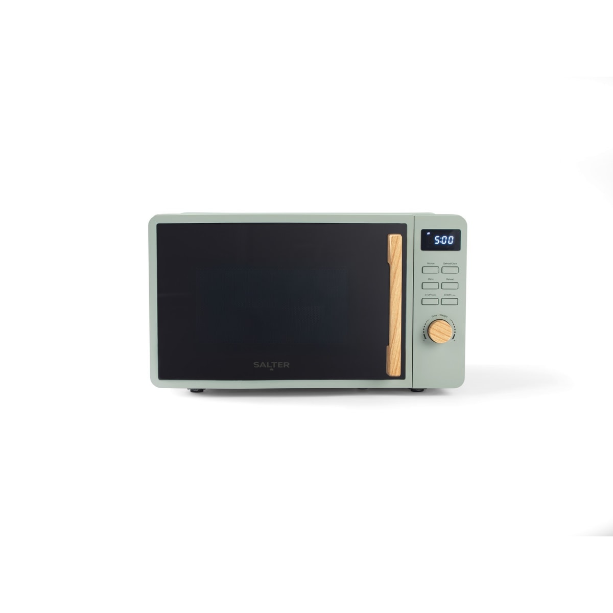 Salter Malmo 20L Digital Microwave Oven - 8 Presets, LED Display, Sage Green