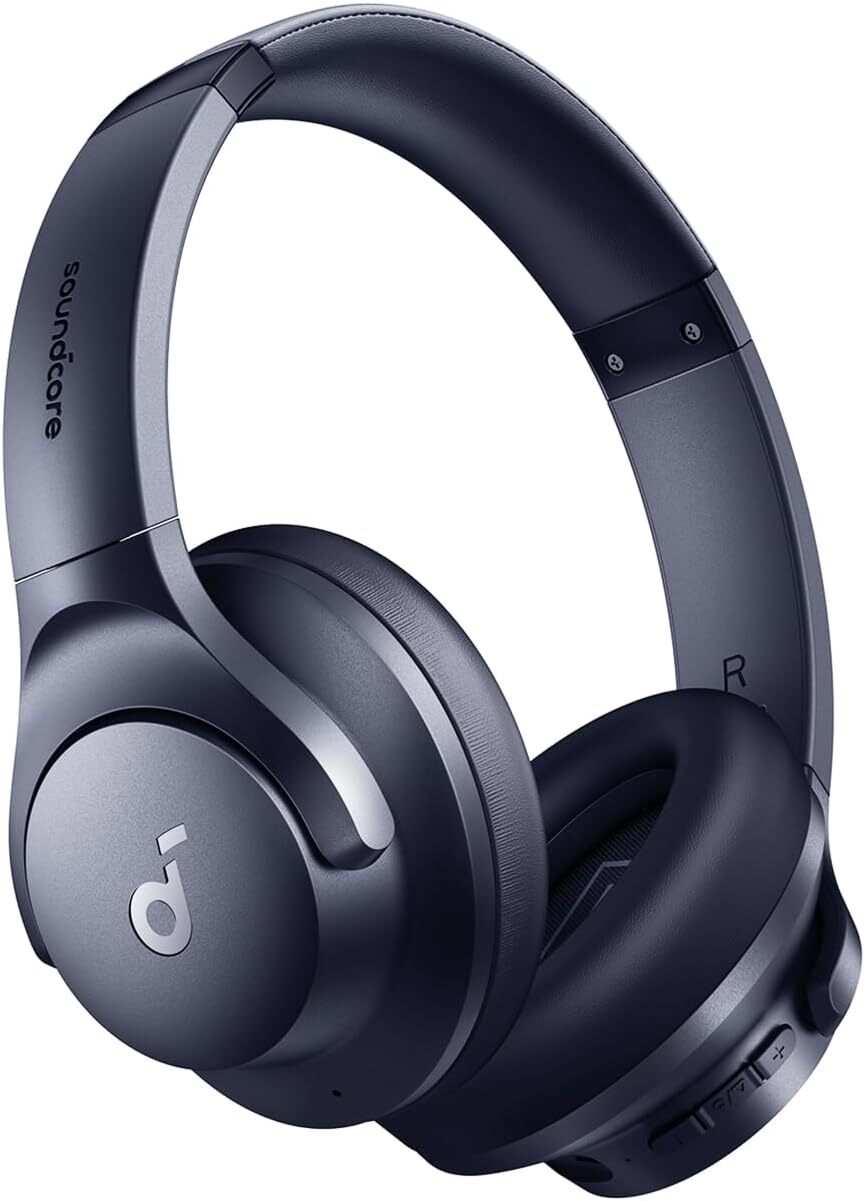 soundcore by Anker Q20i Hybrid Active Noise Cancelling Headphones Large Bass App