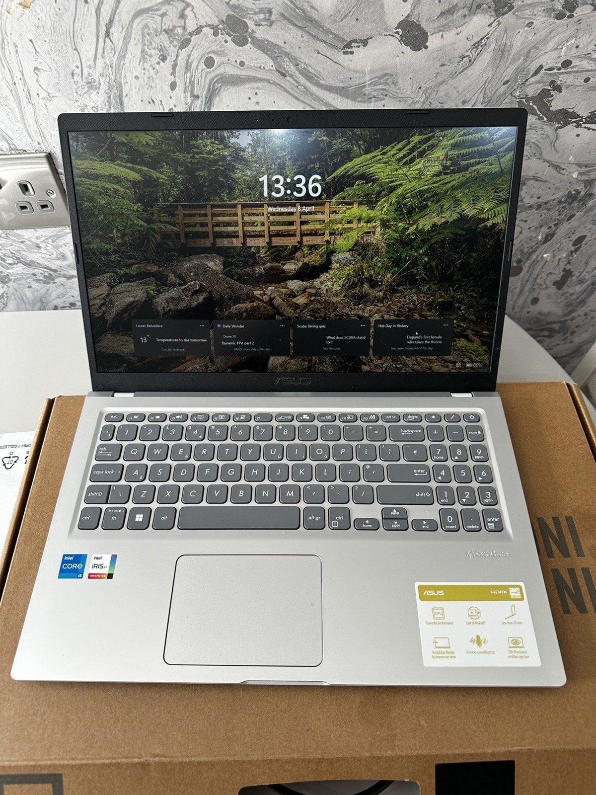 ASUS X1500E VIVOBOOK SILVER LAPTOP 15.6 i5-1135G7 16GB RAM 480GB , boxed