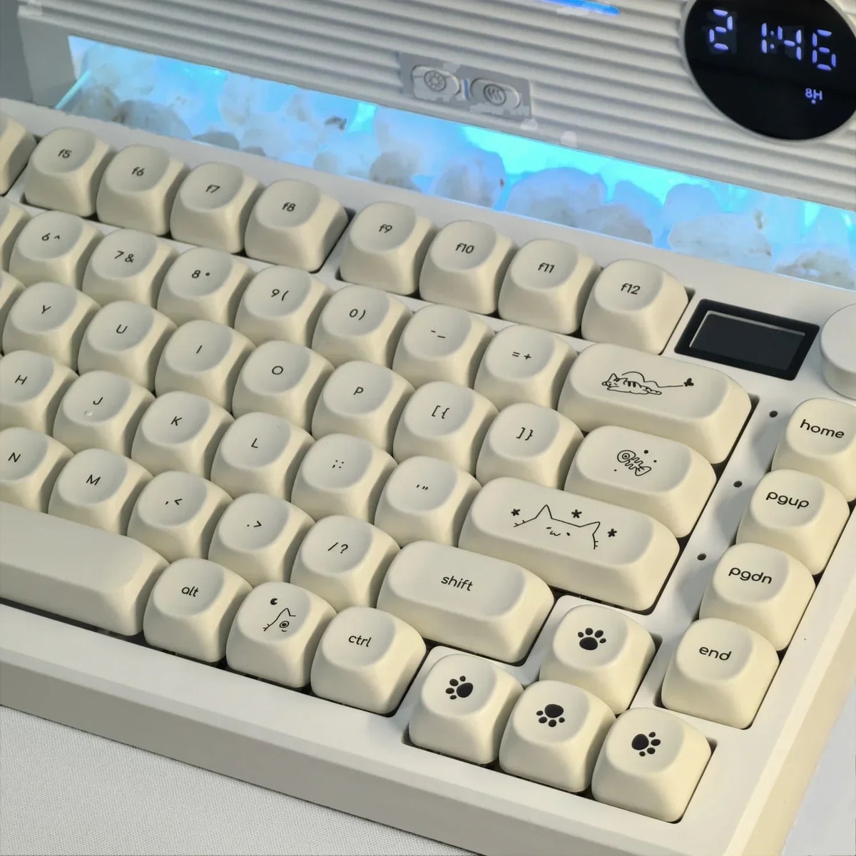 Wired Mechanical Gaming Keyboard RGB Backlit Computer Laoptop Desktop Tablet PC