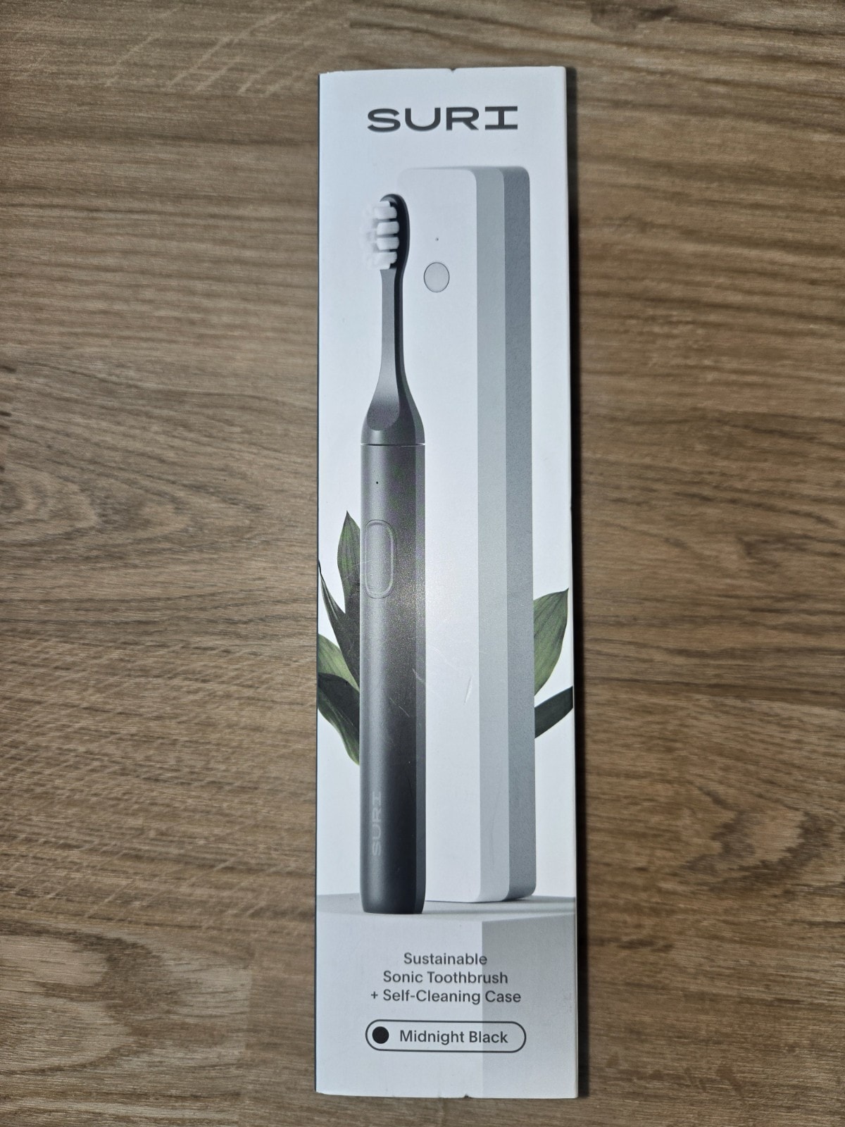 SURI Sustainable Sonic Electric Toothbrush - Midnight Black - Eco Friendly NEW
