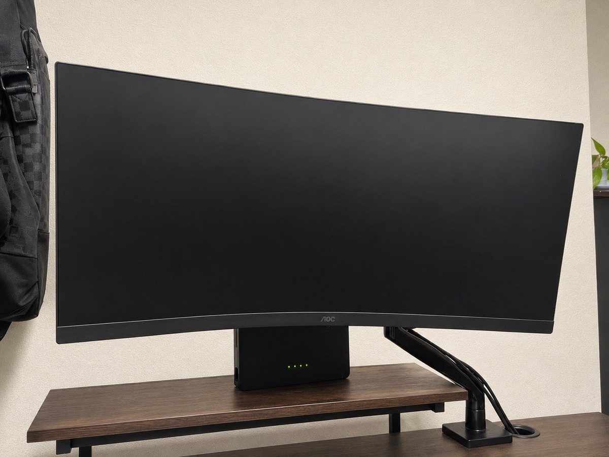 AOC CU34G4Z 34" Wide Quad HD Gaming MonitorCurved VA LCD, Black,180hz(WithStand)
