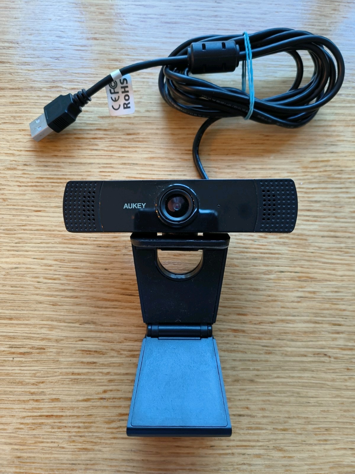 Aukey Webcam Full HD 1080p Video Stereo Microphone USB Windows & Mac