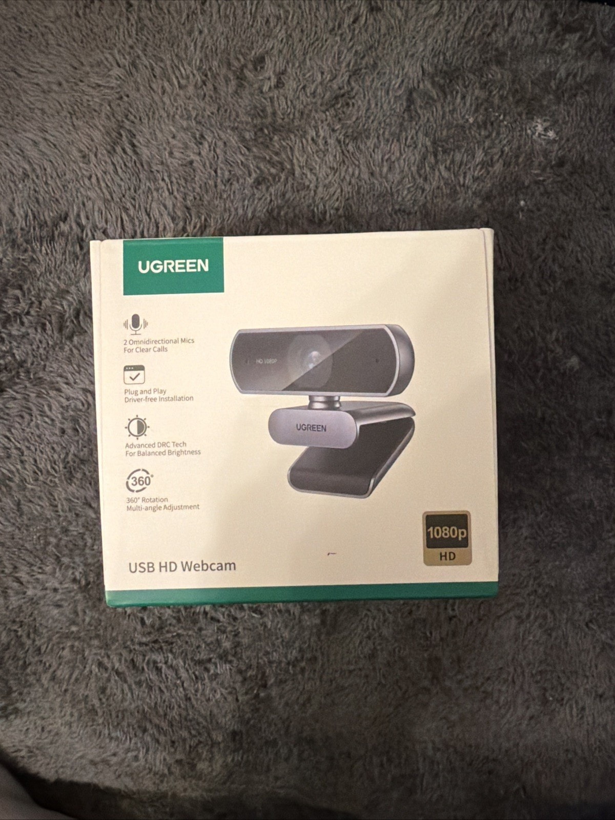 UGREEN USB Webcam Full HD with Microphone