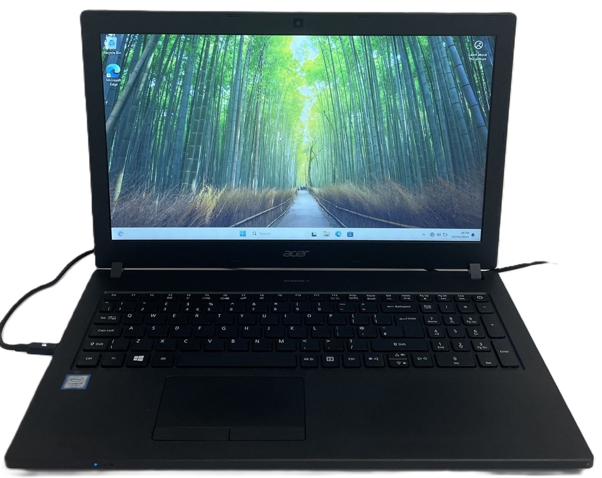 ACER TRAVELMATE P2510M i5 7TH GEN @ 2.50GHZ 8GB RAM 256GB SSD - CHECK DESCRIP