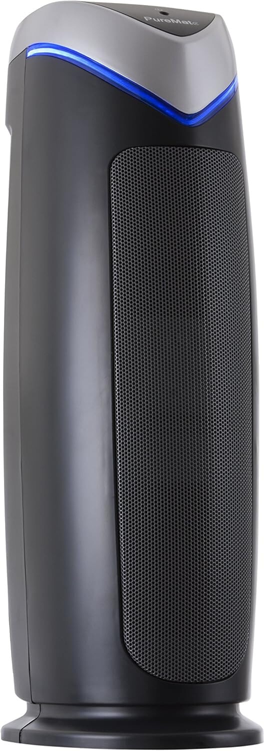 PureMate PM-510 True HEPA Air Purifier and Ioniser with UV-C Sanitizer - Black