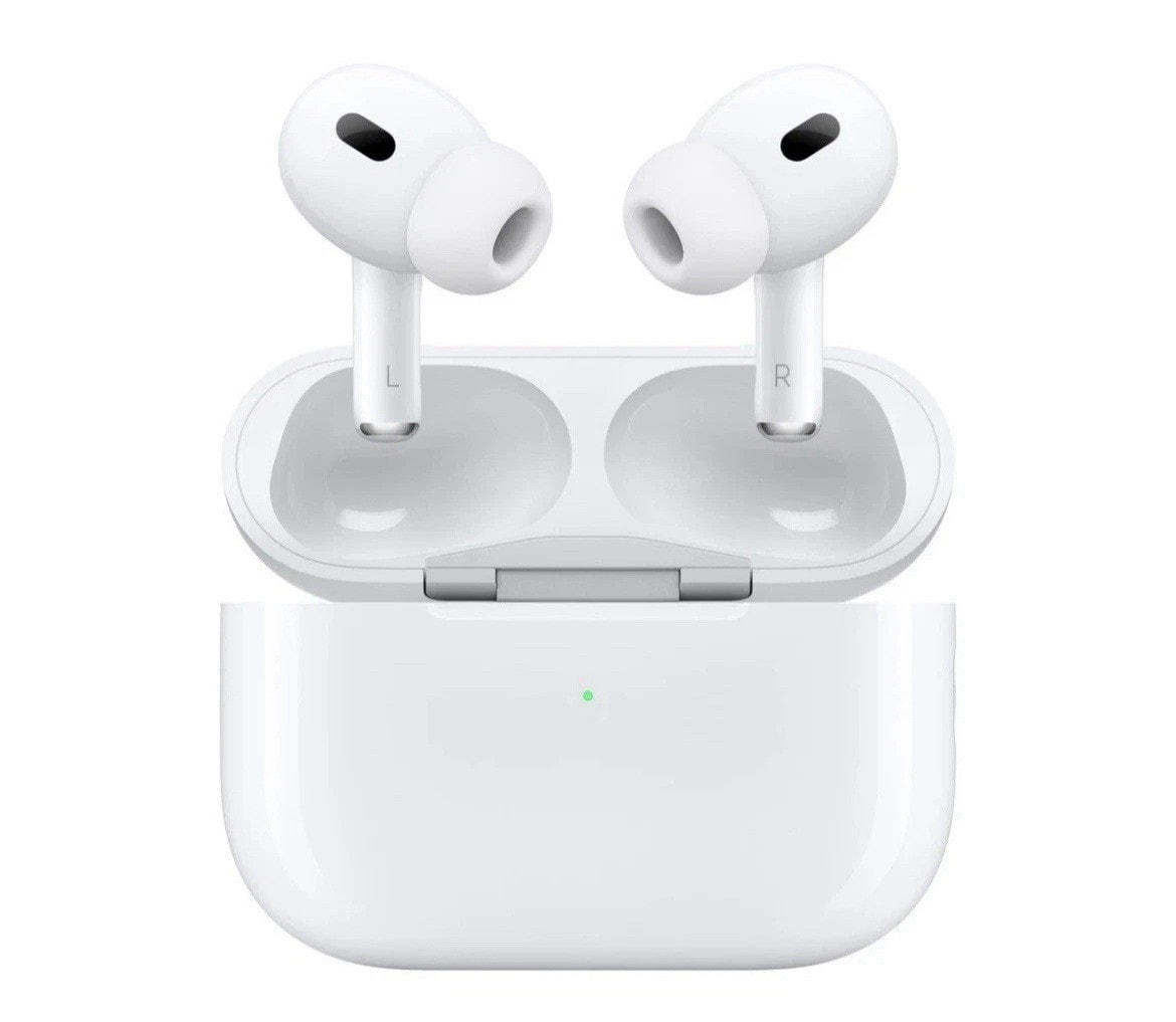 Apple AirPods Pro 2nd Generation with MagSafe Wireless Charging Case - White