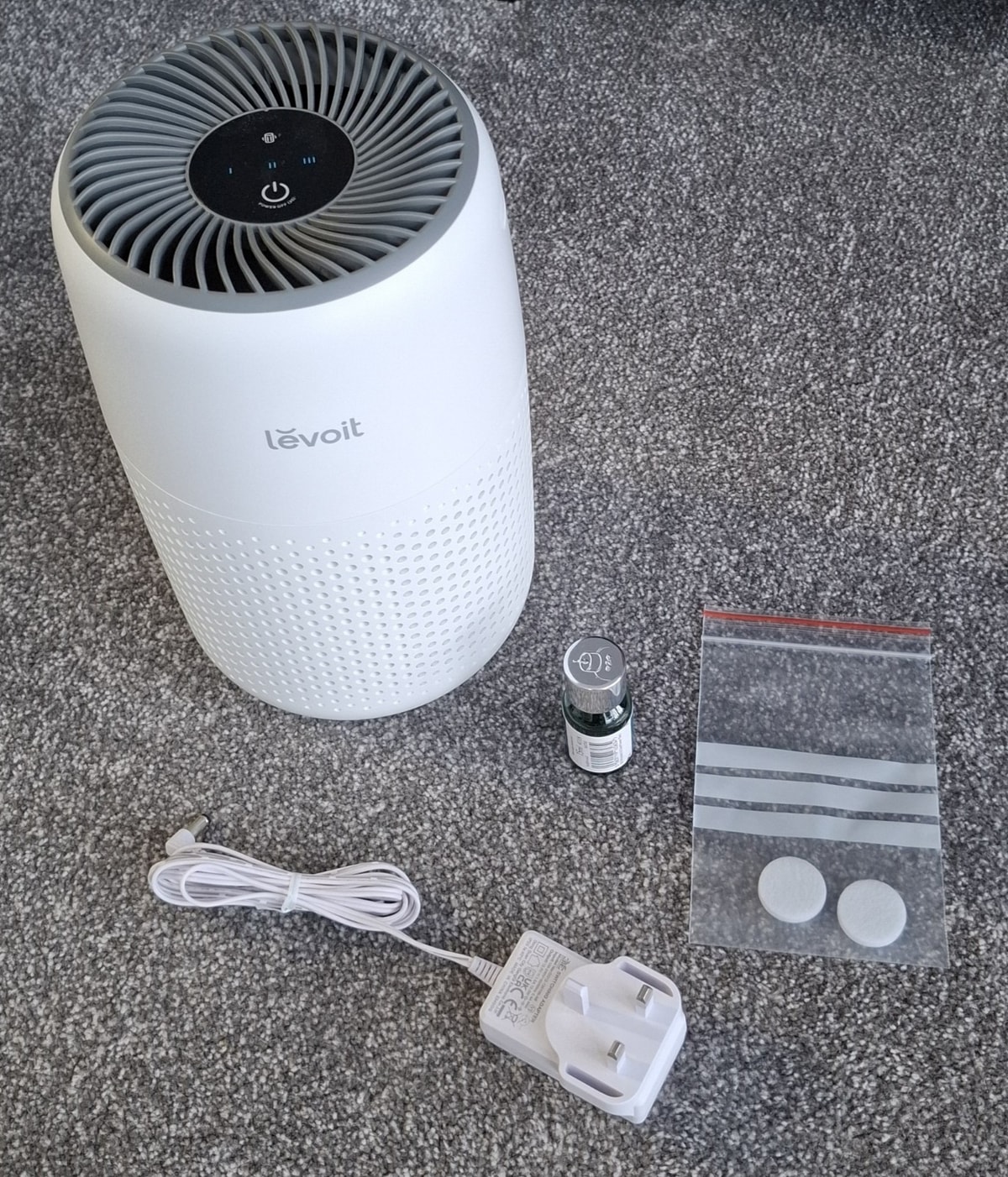 LEVOIT Core Mini Air Purifier Quiet HEPA Filter Cleaner with Fragrance Sponge