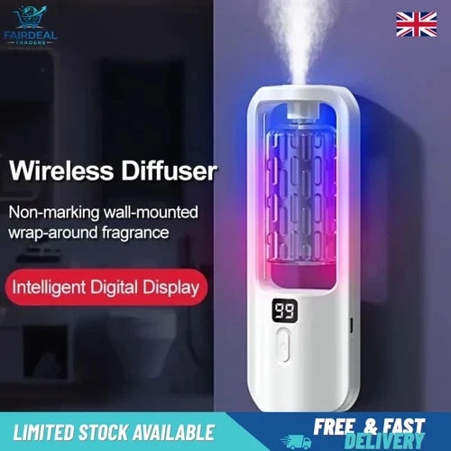 Aroma Diffuser Humidifier Essential Oil Air Freshener Timer Quiet Home UK