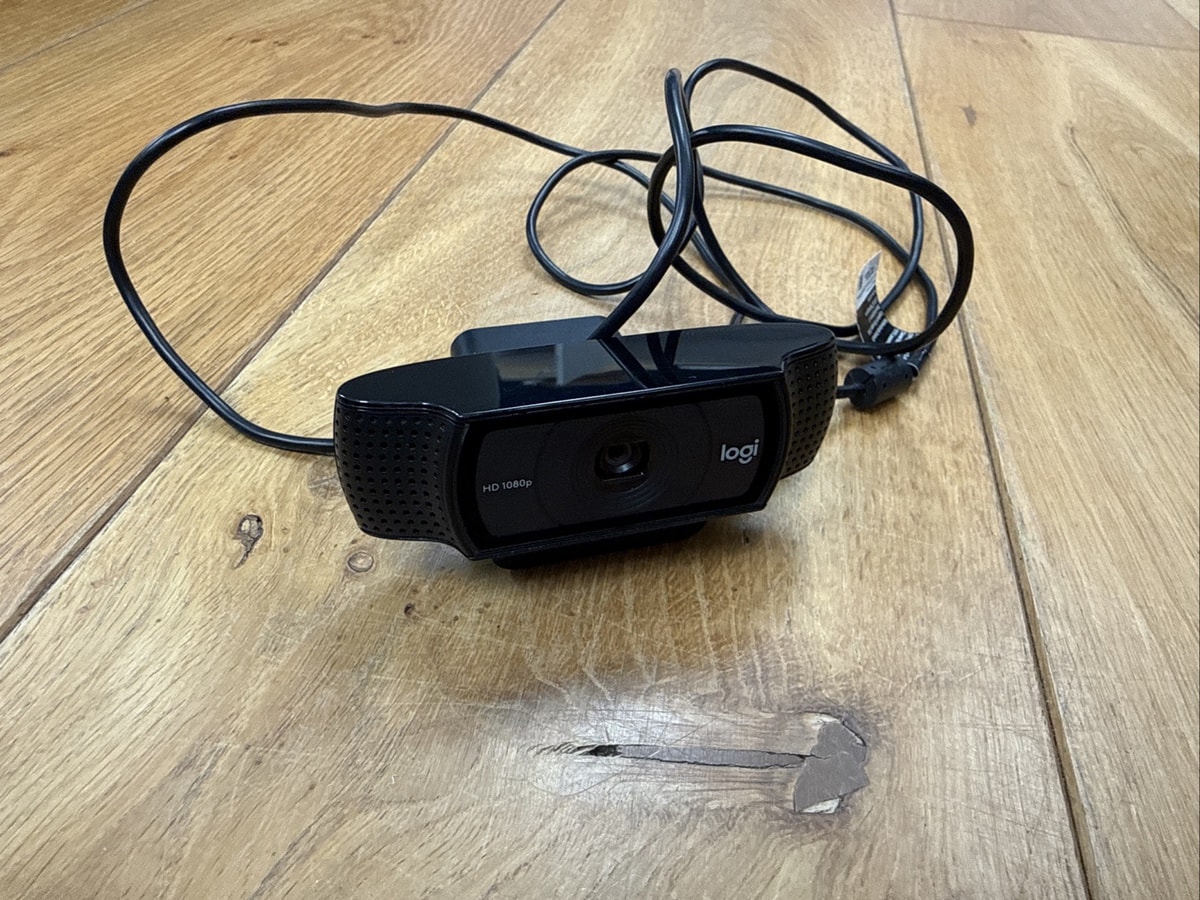 Logitech HD 1080P Black Webcam In Excellent Condition