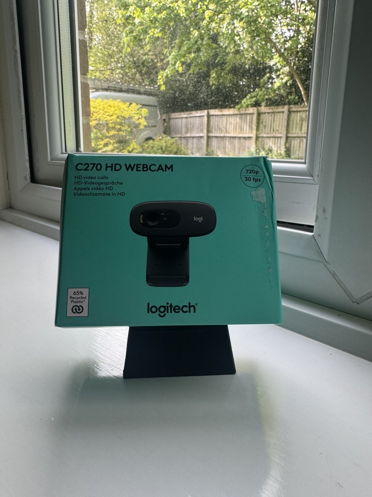 Logitech C270 HD Webcam - Dark Grey (960-000694)