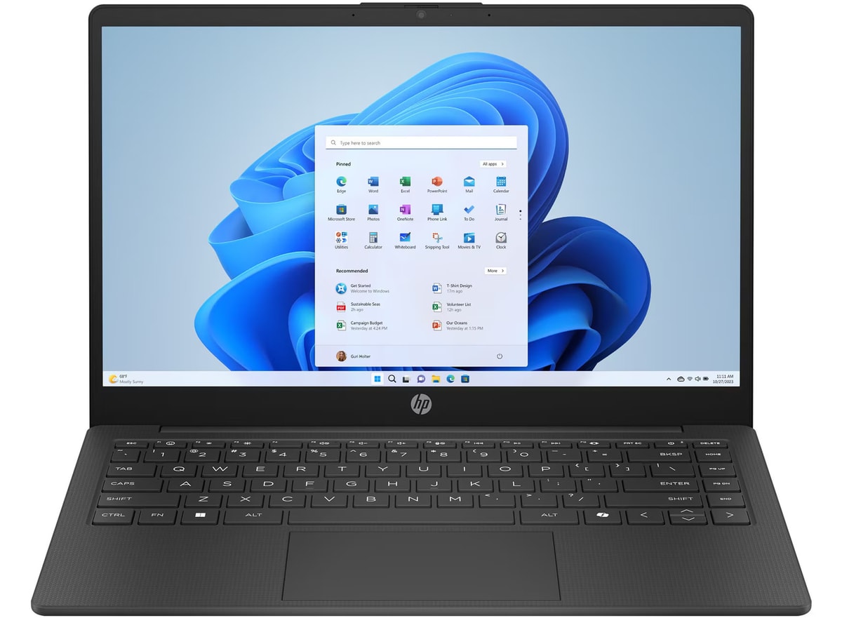 HP 14" Laptop - Intel® N-series N150, 4GB, 128GB