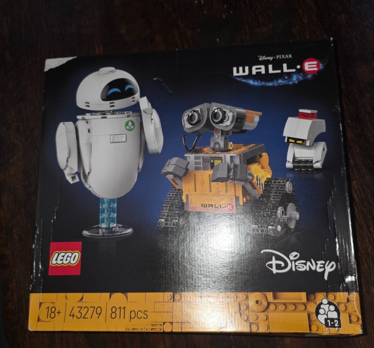 LEGO Disney Pixar WALL E EVE Building Model Set 43279 811 Pieces brand new