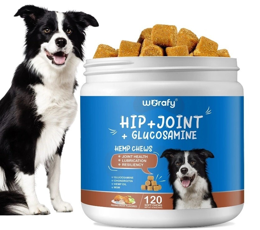 DOG HIP & JOINT Supplement SUPPORT JOINT MOBILITY STRENGTH Dog Chews Treats