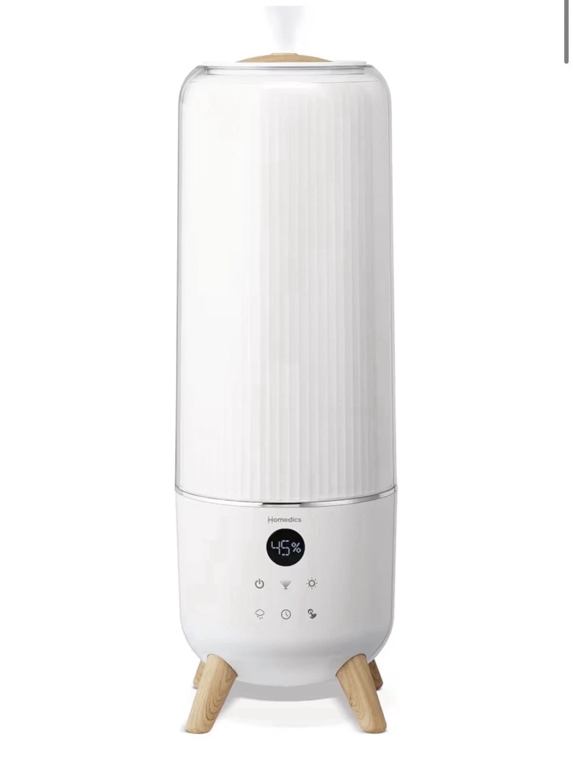HoMedics Ultrasonic Humidifier, 360° Cool Mist Aroma Diffuser, 1.47 Gallon/5.6 L