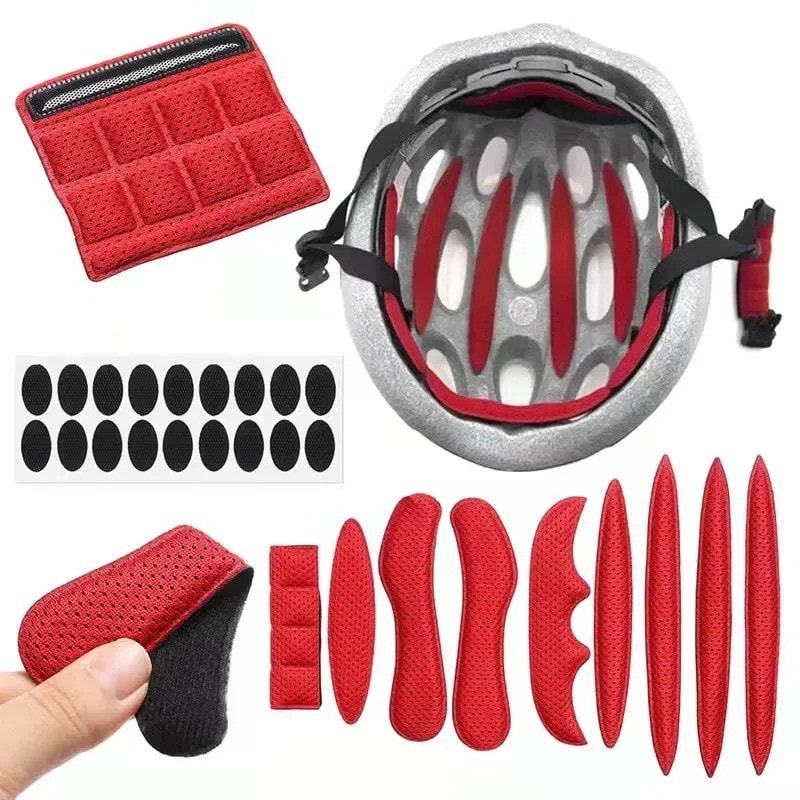 Bike Helmet Padding Kit Replacement Foam Pads Universal Cycling Cushion Inserts