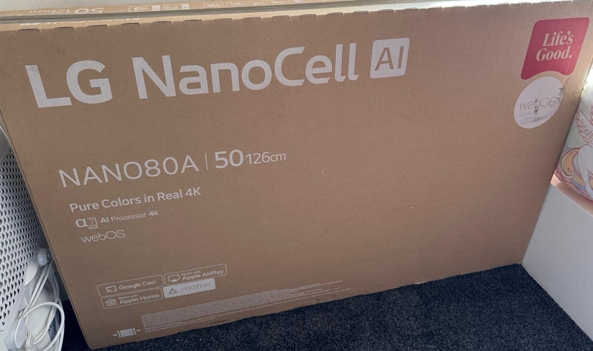 Brand New Boxed LG NANO80A Smart TV.