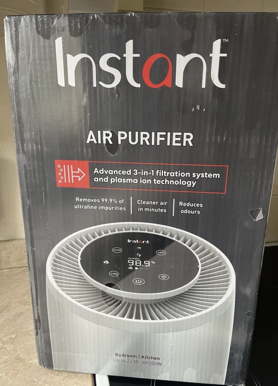 AP200 Instant Air Purifier Filters Efficient Cleaning Technology New Sealed