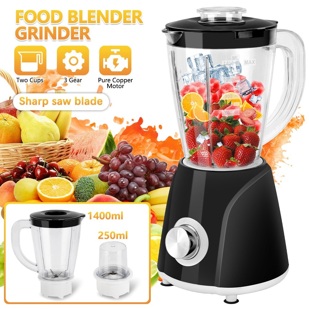 High-Speed 600W Food Blender Juicer Mixer Crusher Processor Nut Grinder Smoothie