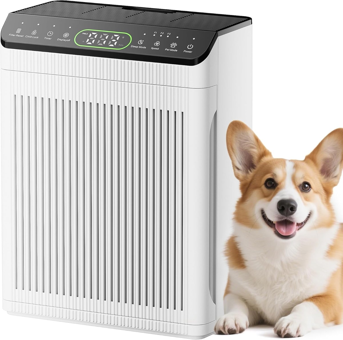 Air Purifiers for Bedroom Large Room up to 2200 Ft², with Washable Filters and F