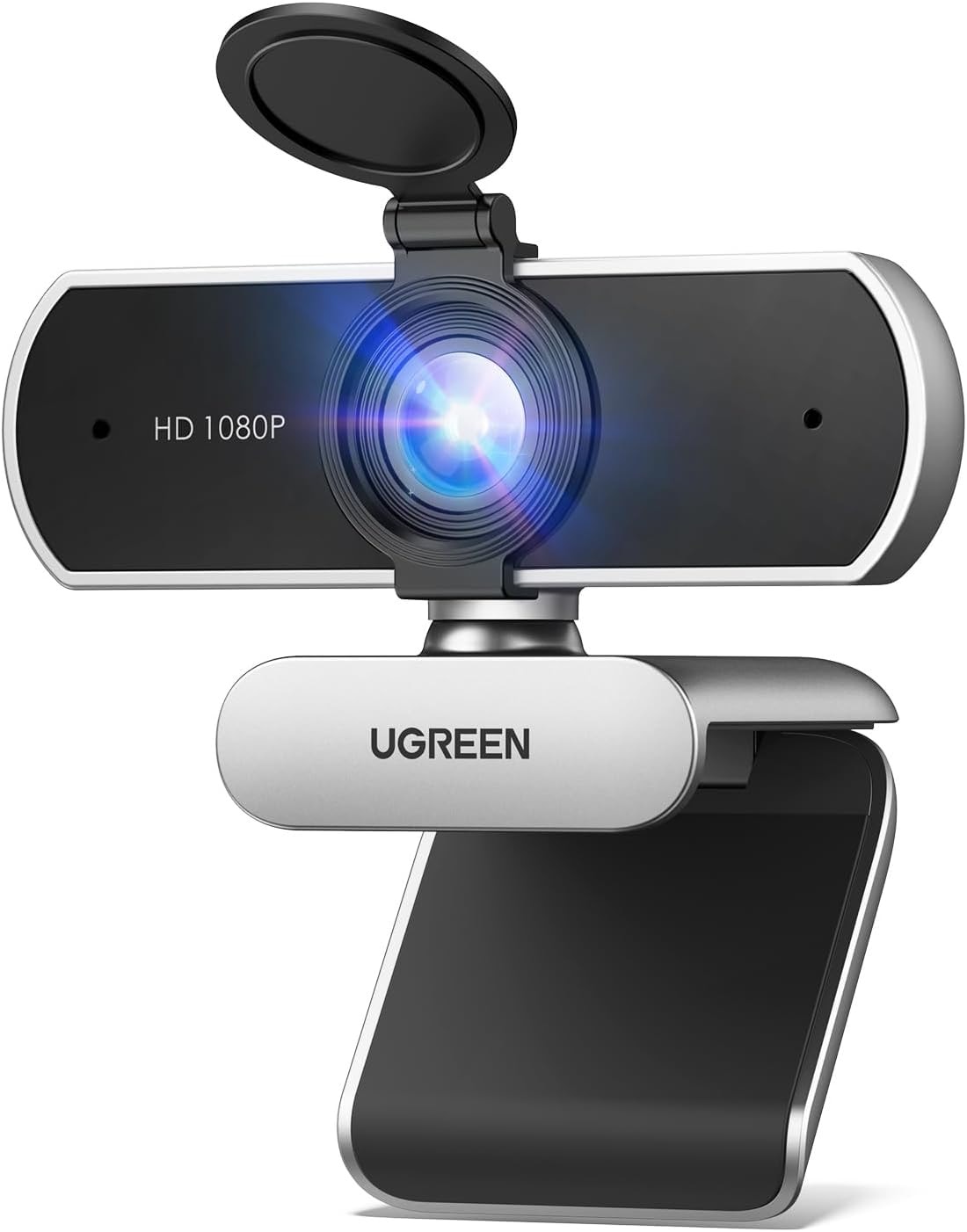 UGREEN Webcam, Full HD 1080P/30fps Webcam for Laptop, Clear Stereo Audio Mics, A
