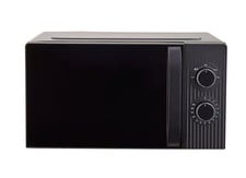 George Home GHMOT001B4W Compact Manual Microwave Oven Textured 17L 700W Black