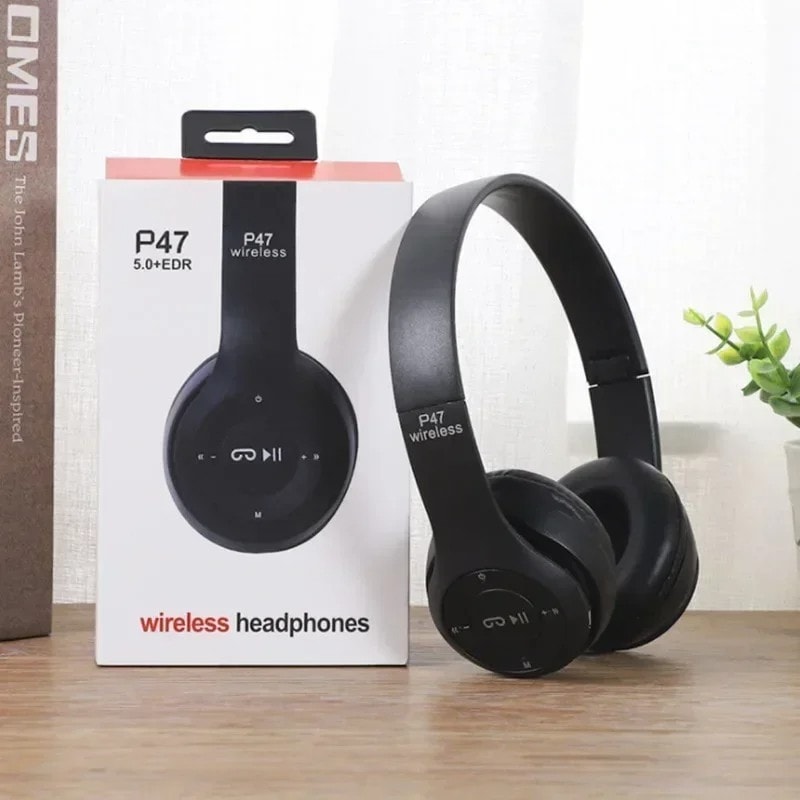Hot Sale! Wireless Headphones Bluetooth 5.0 Over-Ear Noise Cancelling Earphones