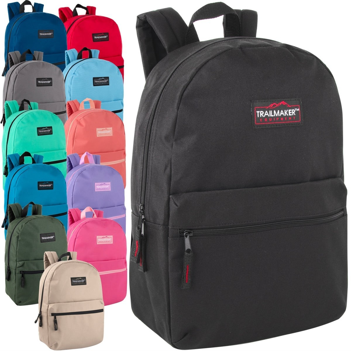 Classic Backpack School Bag Multi Colour 43cm 20L Capacity