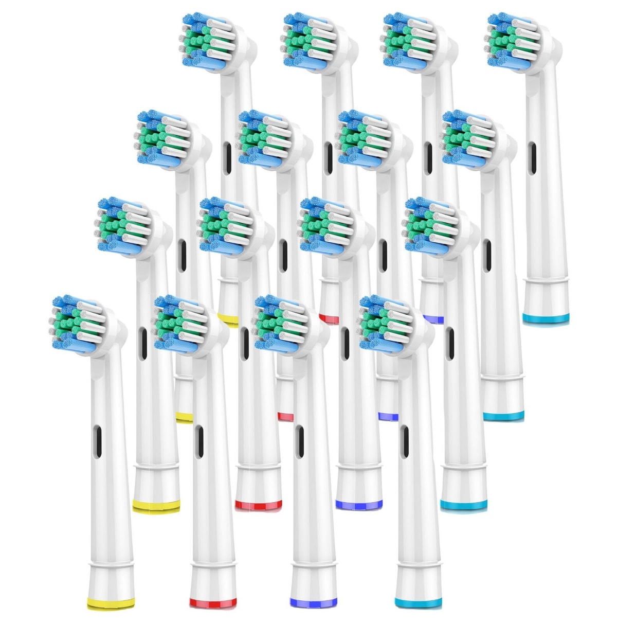 Electric Toothbrush Heads Compatible With Oral B Braun Replacement Brush Heads