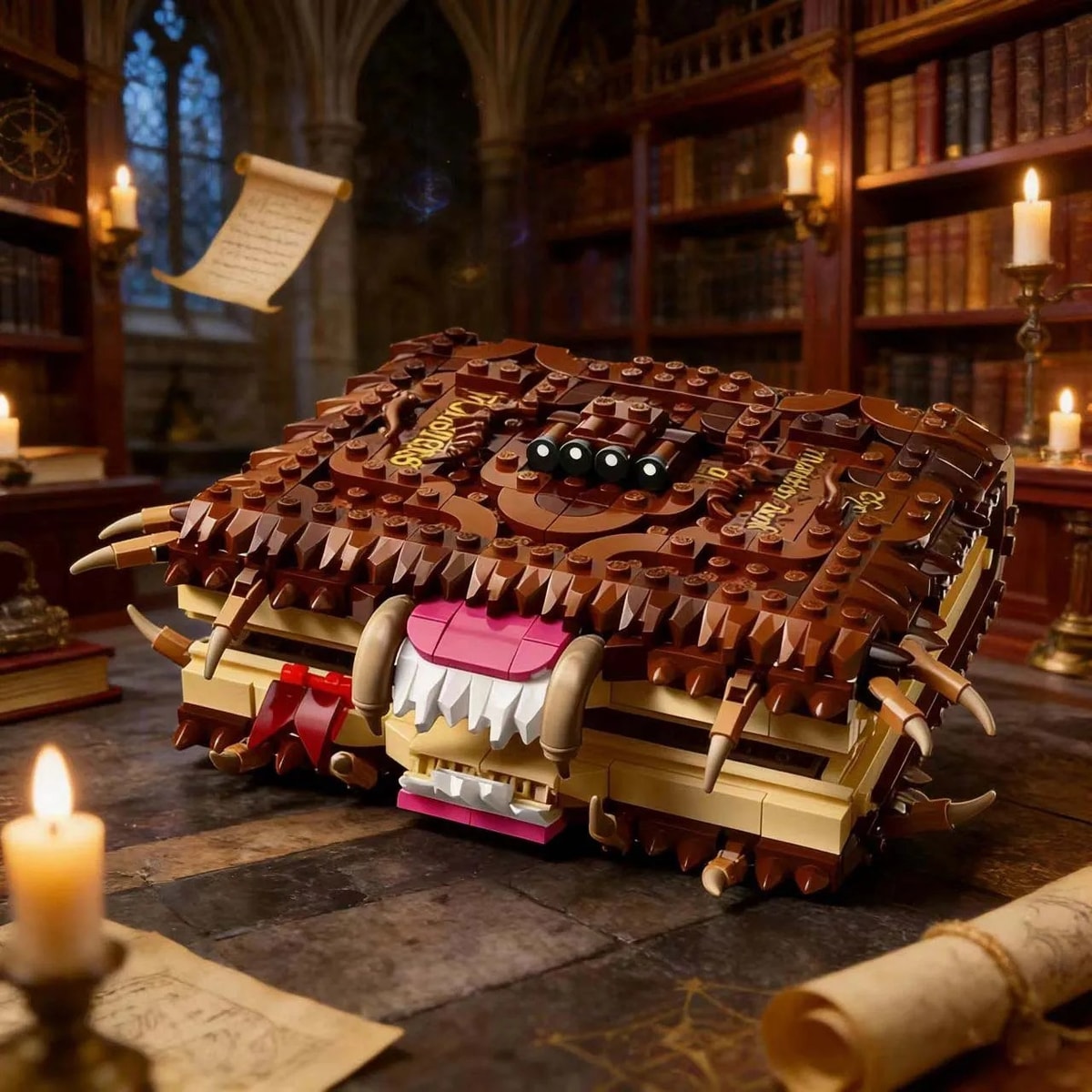 76449 Harry Potter Chomping Monster Book of Monsters 518pcs - Box Damage