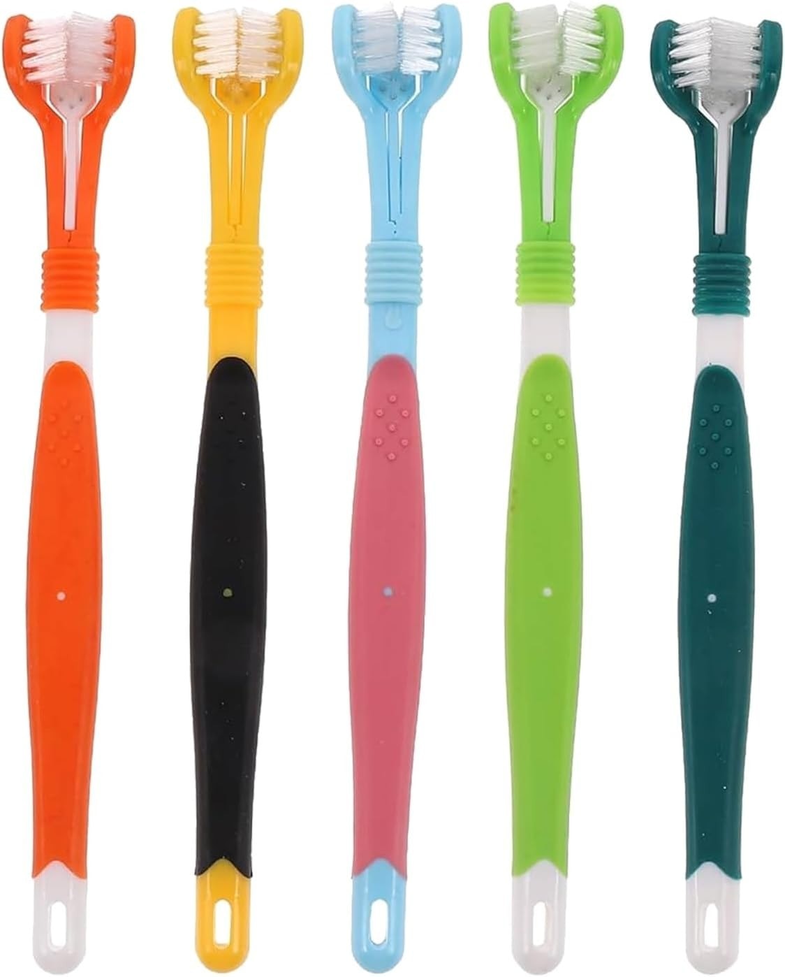 5PCS Autism Toothbrush for Kids 3 Sided Bristle Toothbrush for Sensory Care Soft