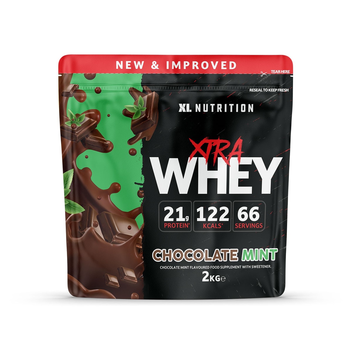 XL Nutrition XTRA Whey High Protein | Helps Build Muscle | 66 Servings | 2kg