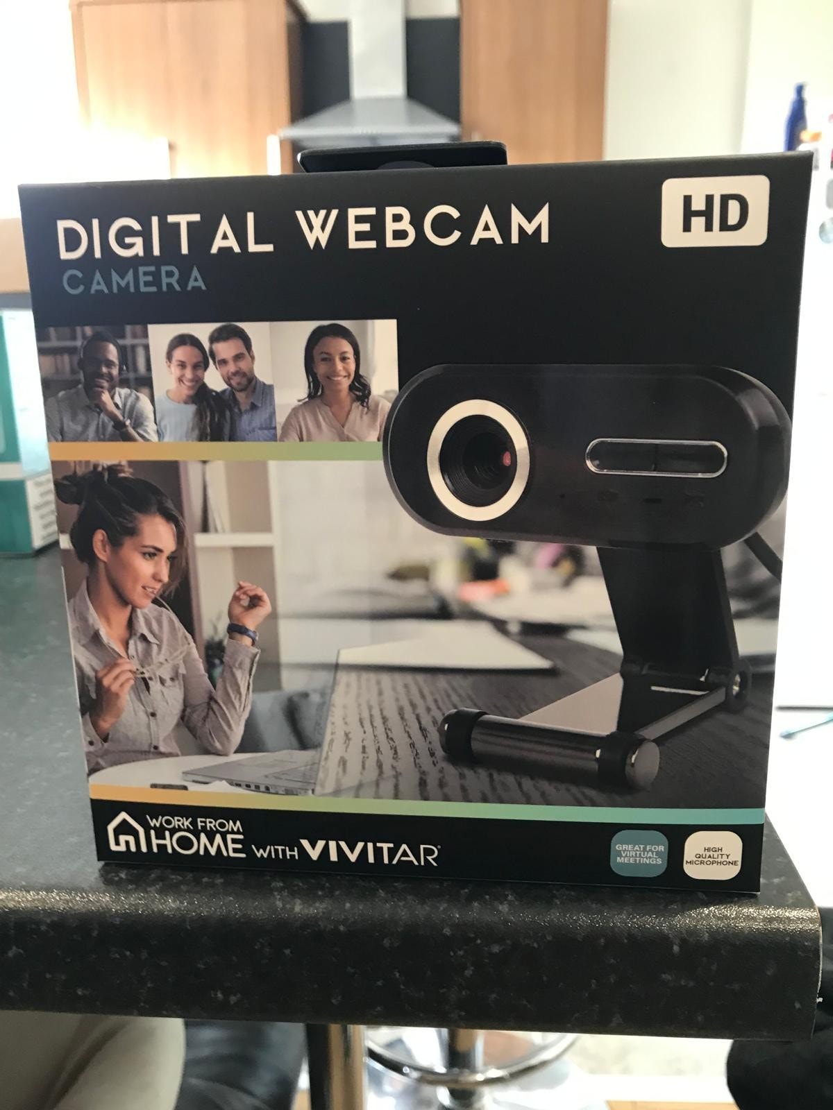 Plug & Play USB Webcam HD Auto Focus Camera with Mic For Mac OS or Windows