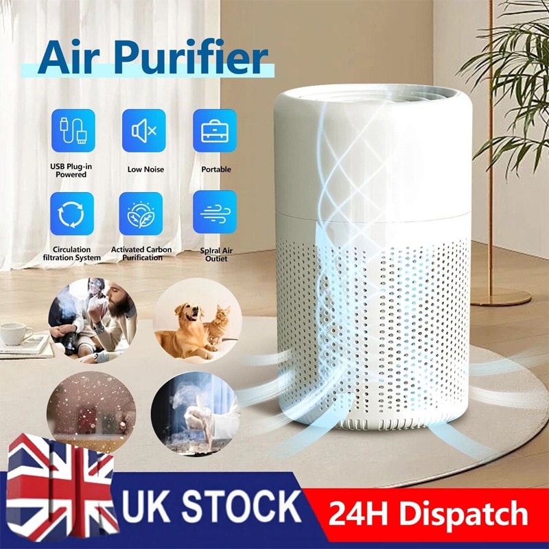 Home Air Purifiers For Large Room Medical Grade HEPA Air Purifier Smoke Odor Pet