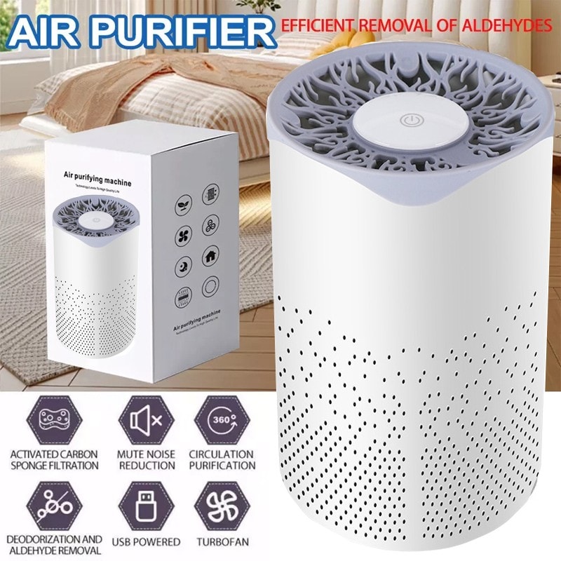 Home Air Purifiers For Large Room Medical HEPA Grade Air Purifier Smoke Odor Pet