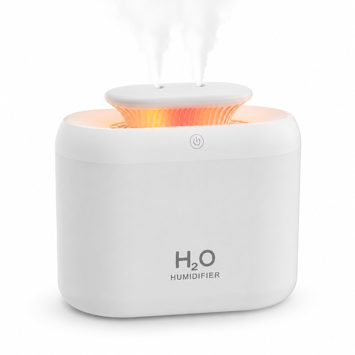3.3L Double Nozzle USB Humidifier Cool Mist Air Diffuser Aromatherapy LED Light