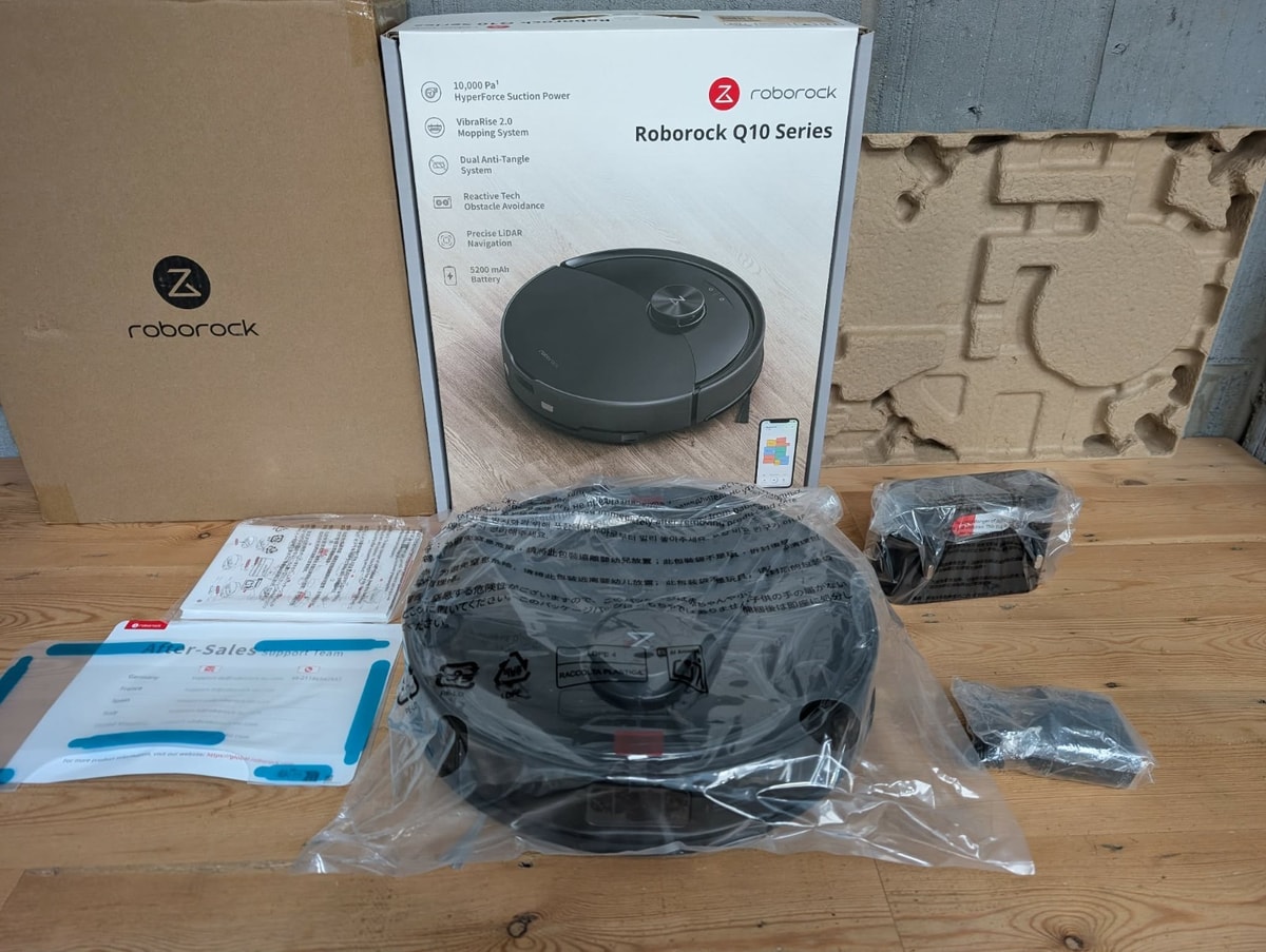 Roborock Q10 S5 Robot Vacuum Cleaner with Mop, 10,000 Pa HyperForce Suction