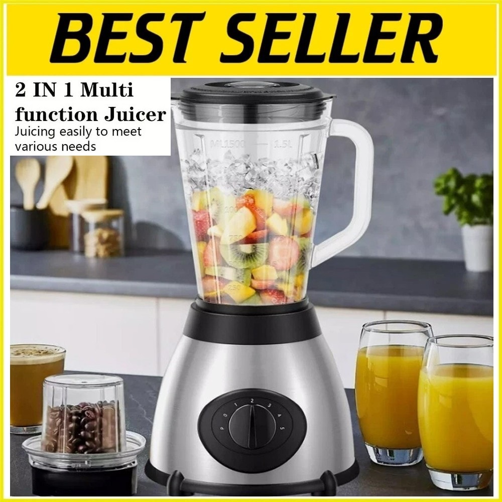 Blender Smoothie Maker Ice Crusher Mixer Milk Shake Fruit Juicer 2026 New UK