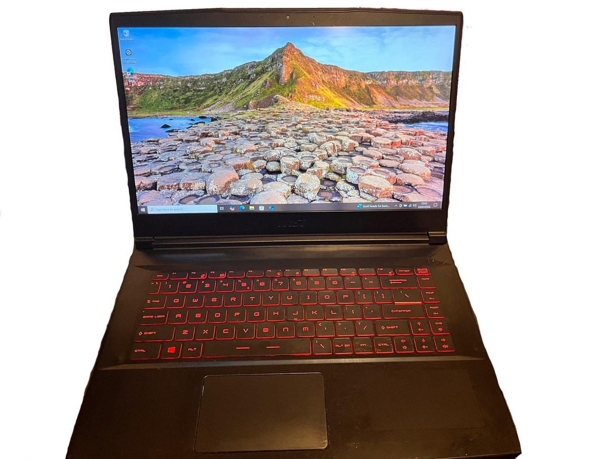 MSI GF65 Thin Gaming Laptop Intel Core I7 10750H NVIDIA GTX 1660Ti 16 GB RAM